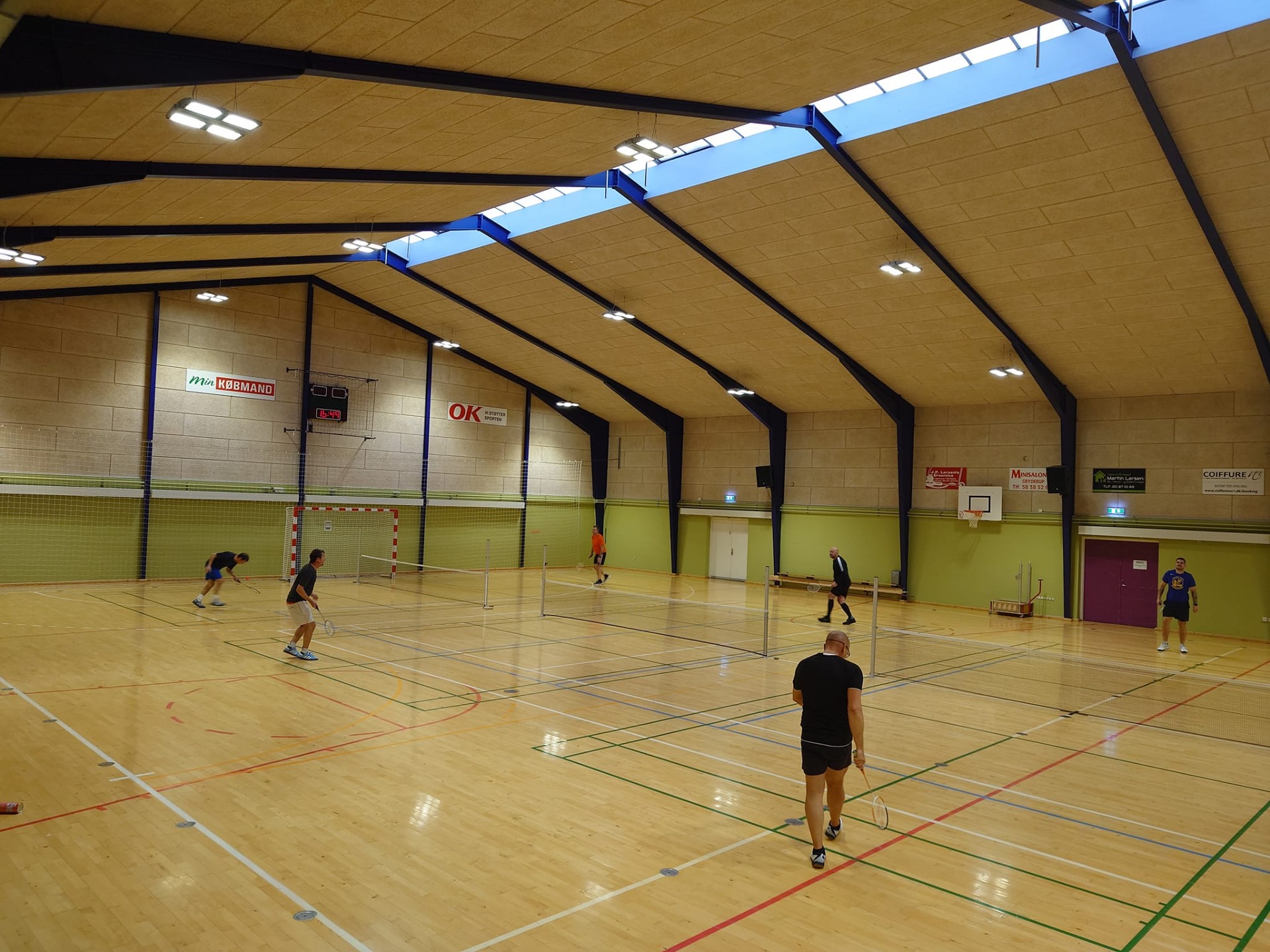 Træning i Boeslundehallen